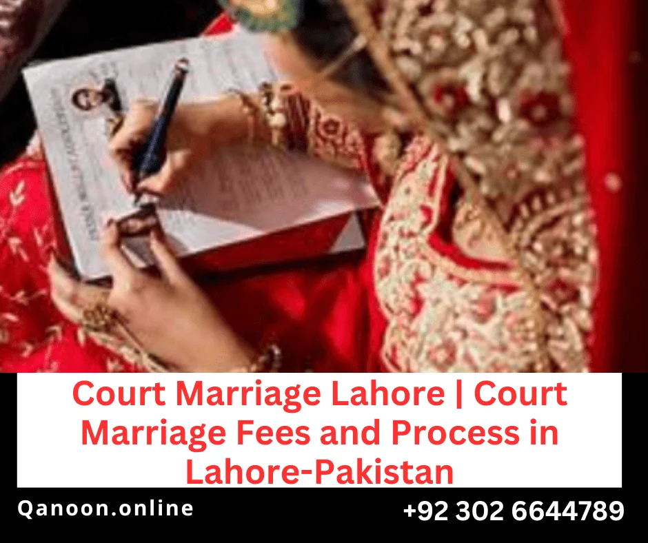 Court Marriage Fees